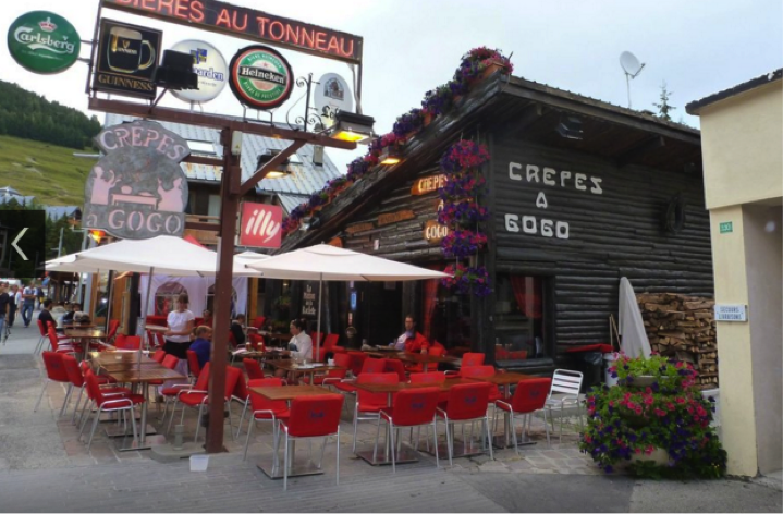 Restaurant Crêpes à Gogo à Les Deux Alpes